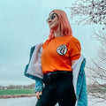 Productafbeelding Dragon Ball - Kaio Distressed T-shirt oranje