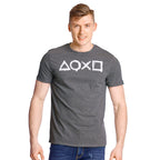 Productafbeelding PlayStation - Knoppen T-shirt grijs