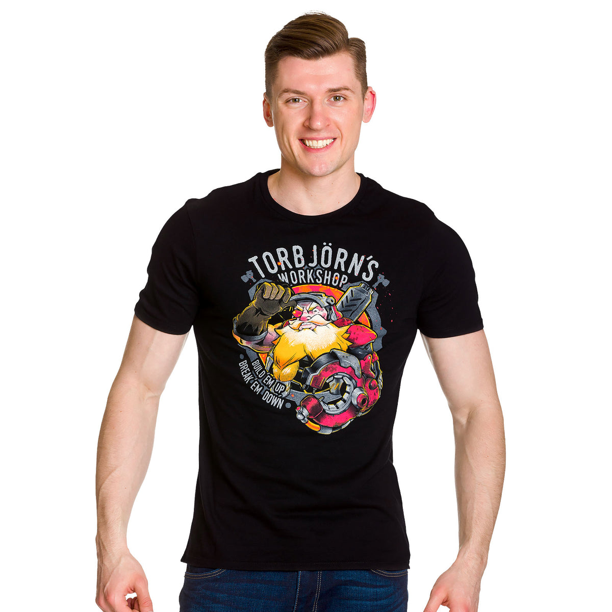 Productafbeelding Overwatch - Torbjörn's Workshop T-Shirt Zwart