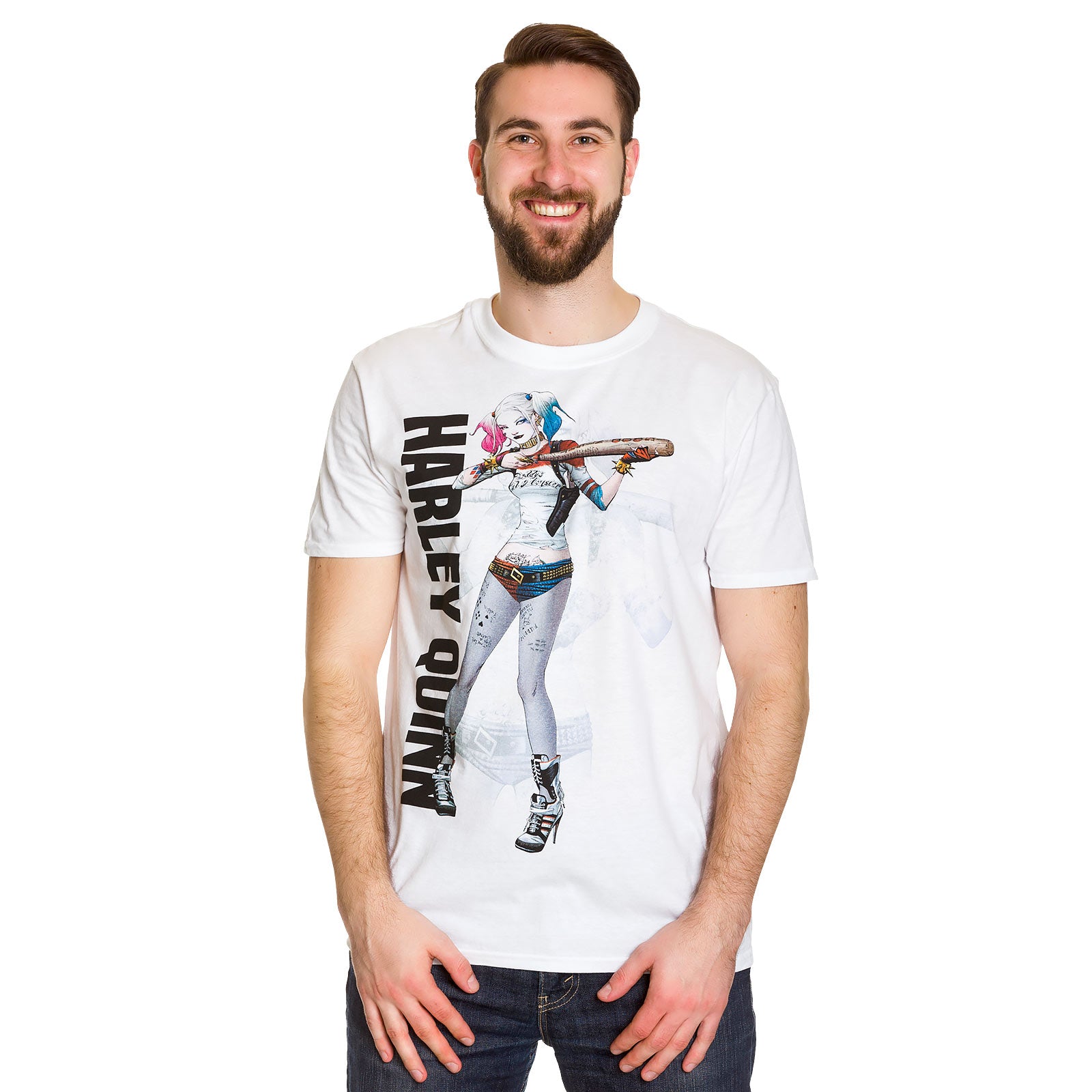 Productafbeelding Suicide Squad - Harley Quinn Poster T-Shirt wit
