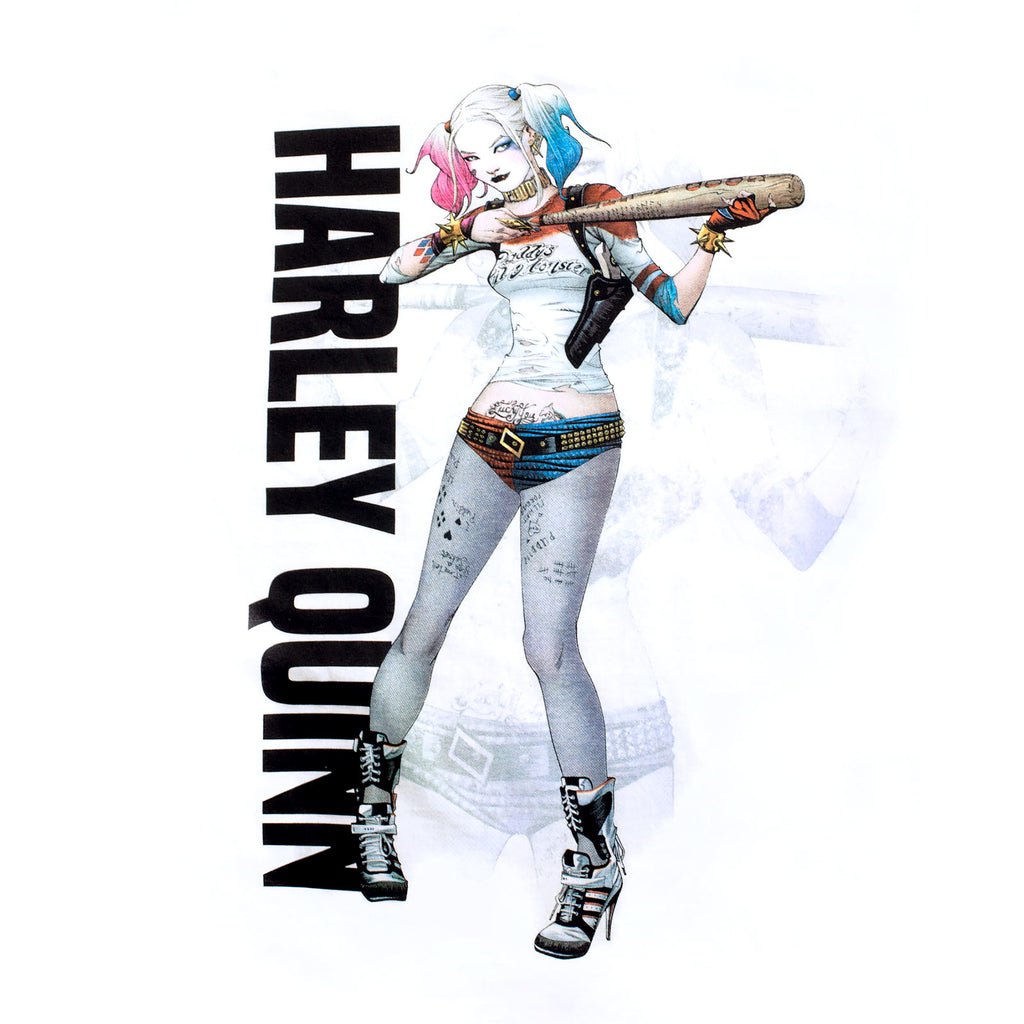 Productafbeelding Suicide Squad - Harley Quinn Poster T-Shirt wit