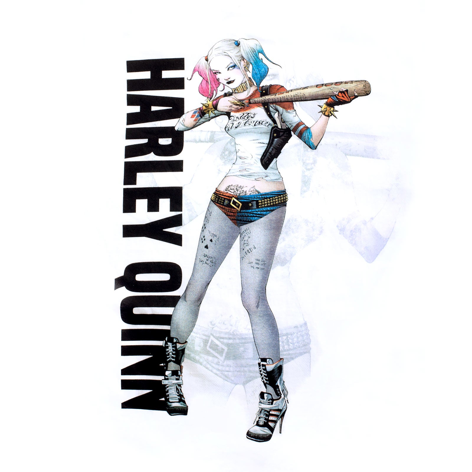 Productafbeelding Suicide Squad - Harley Quinn Poster T-Shirt wit