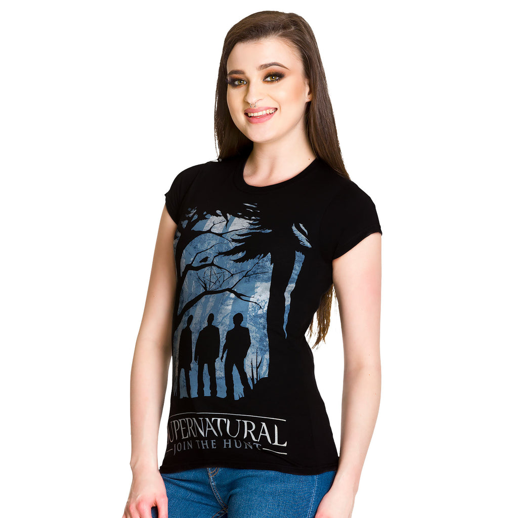 Productafbeelding Supernatural - Demon Hunters meisjes shirt zwart