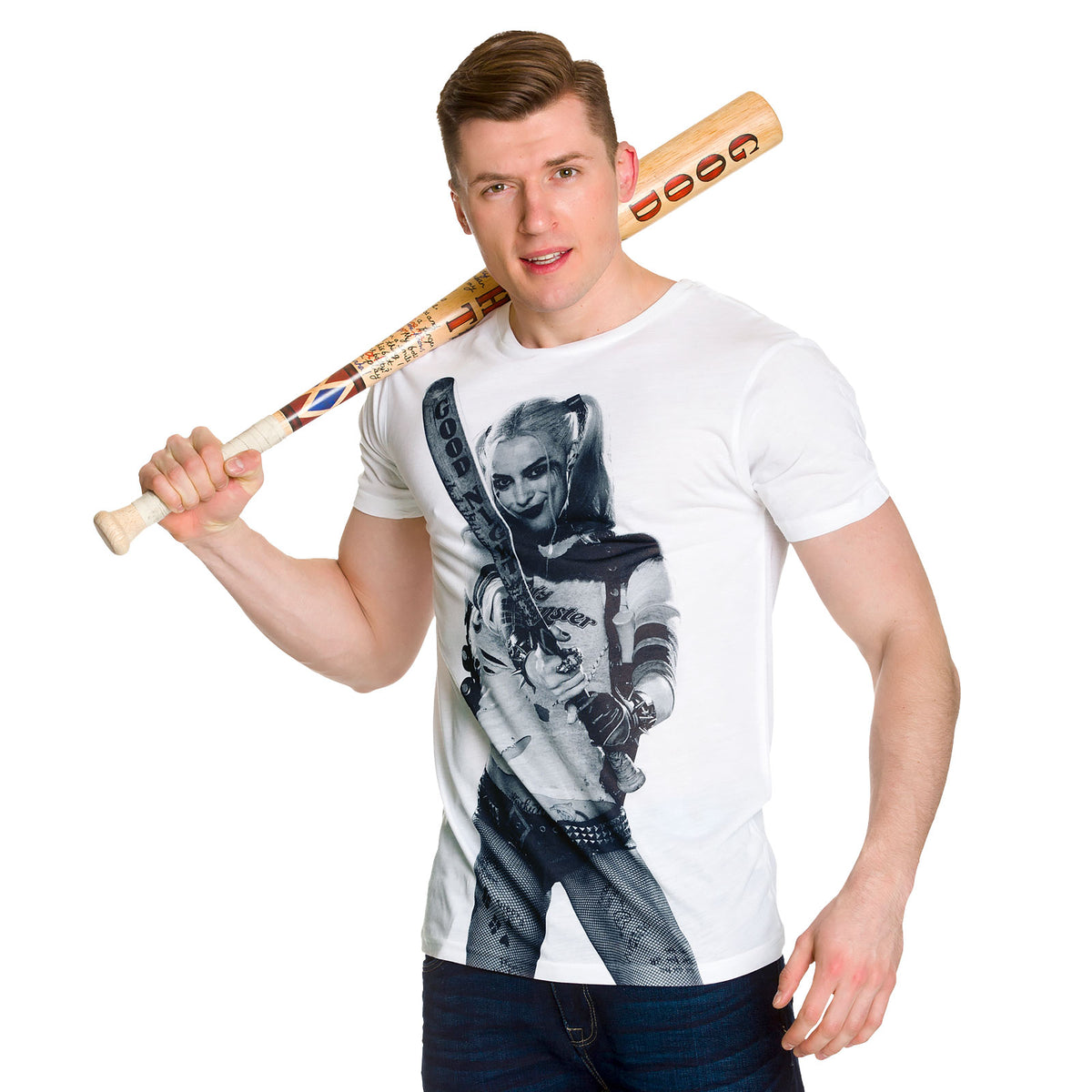 Productafbeelding Suicide Squad - Harley Quinn Volledige Maat T-Shirt wit