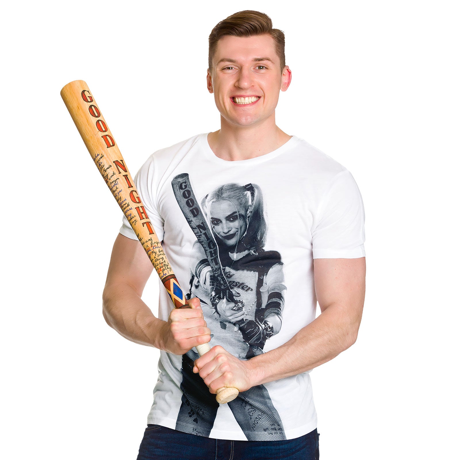 Productafbeelding Suicide Squad - Harley Quinn Volledige Maat T-Shirt wit