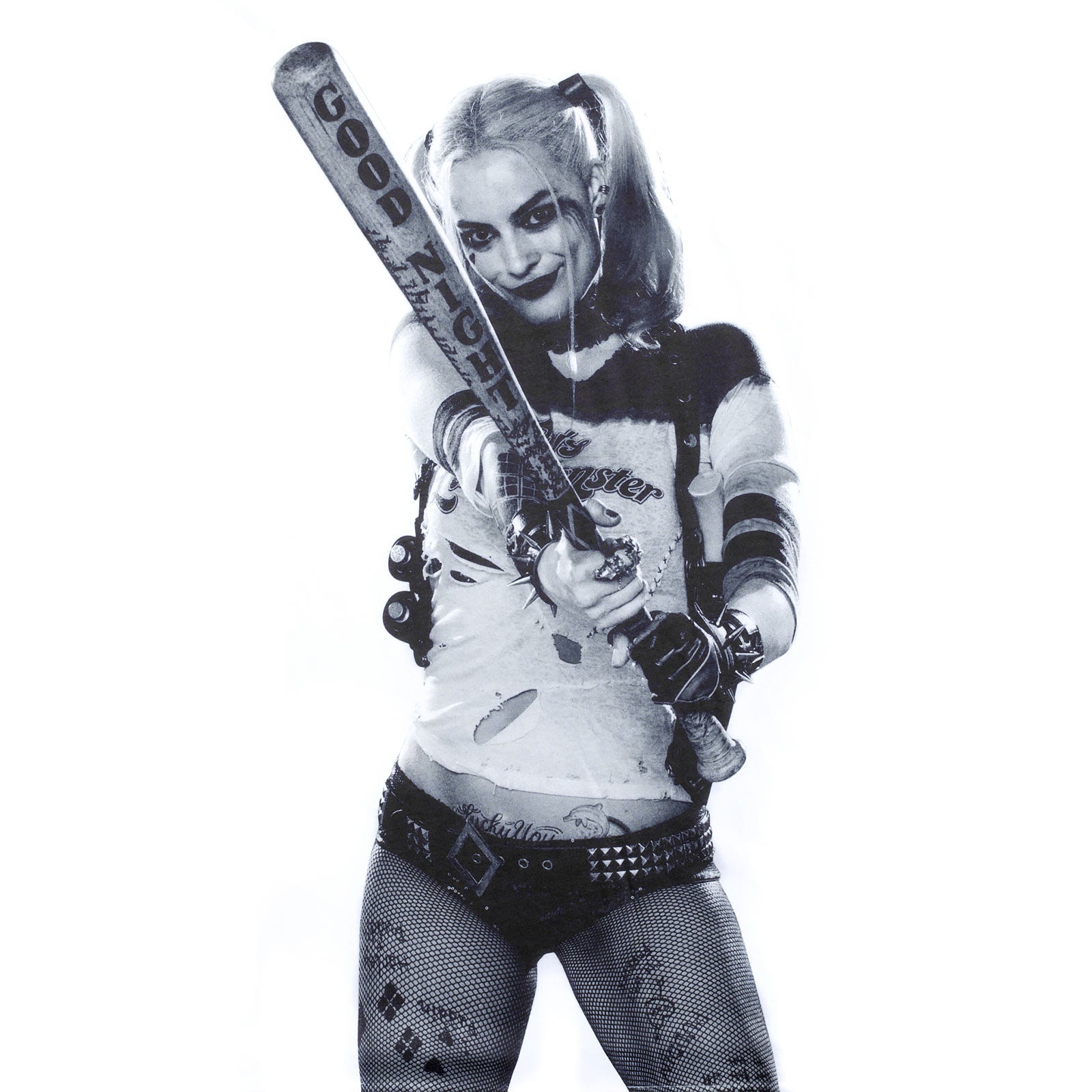Productafbeelding Suicide Squad - Harley Quinn Volledige Maat T-Shirt wit