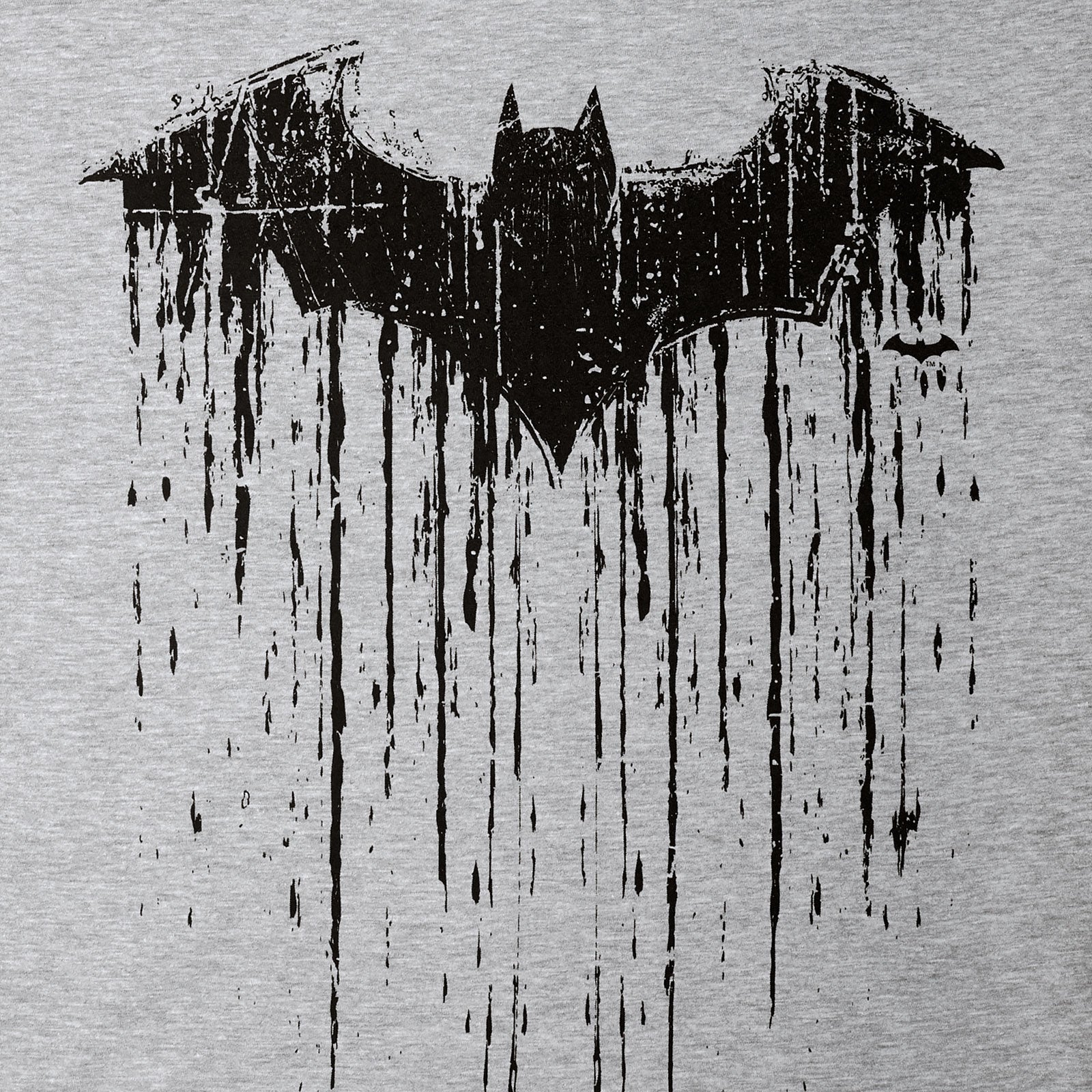 Productafbeelding Batman - Dripping Logo T-shirt grijs