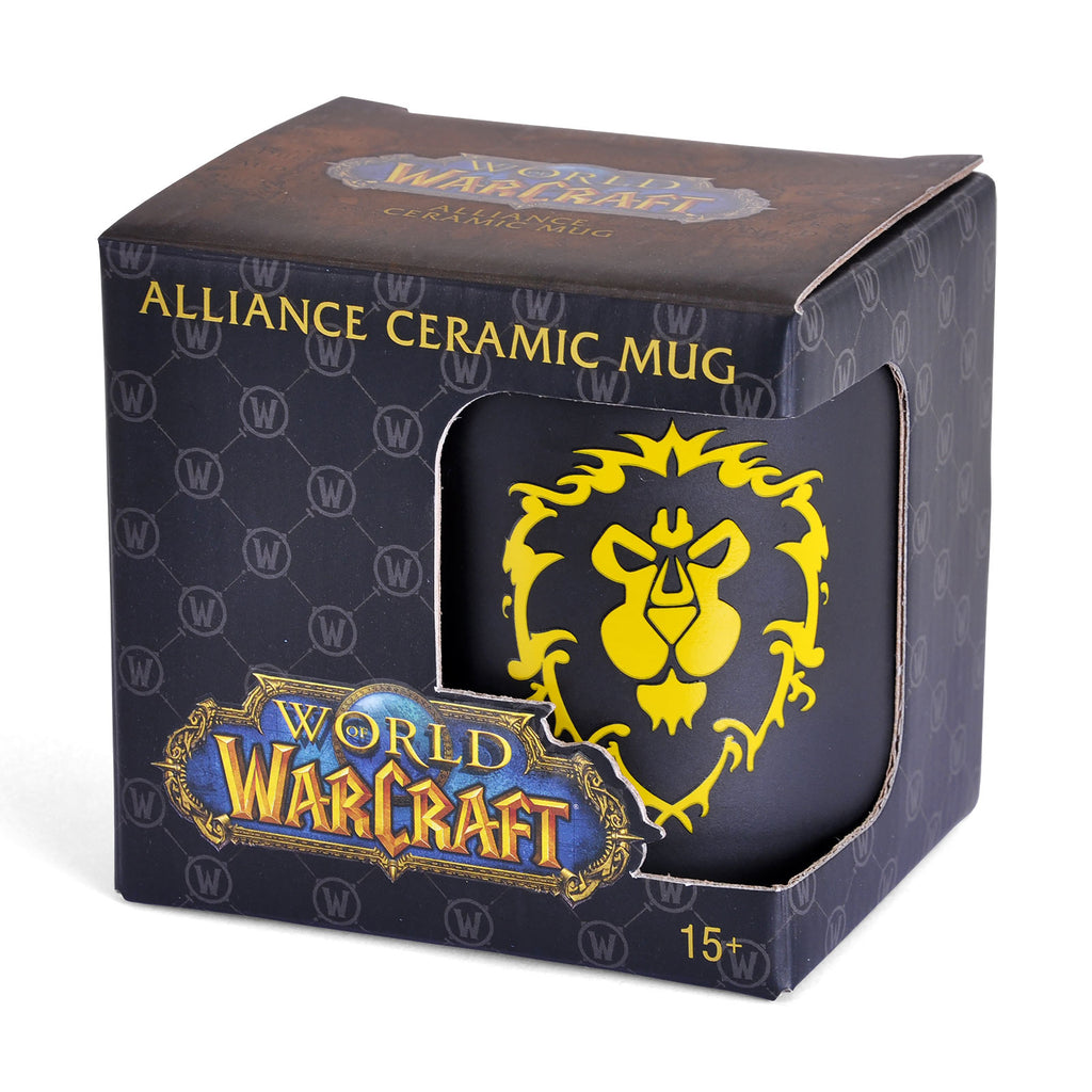 Productafbeelding Warcraft - Alliance Logo Mok zwart blauw