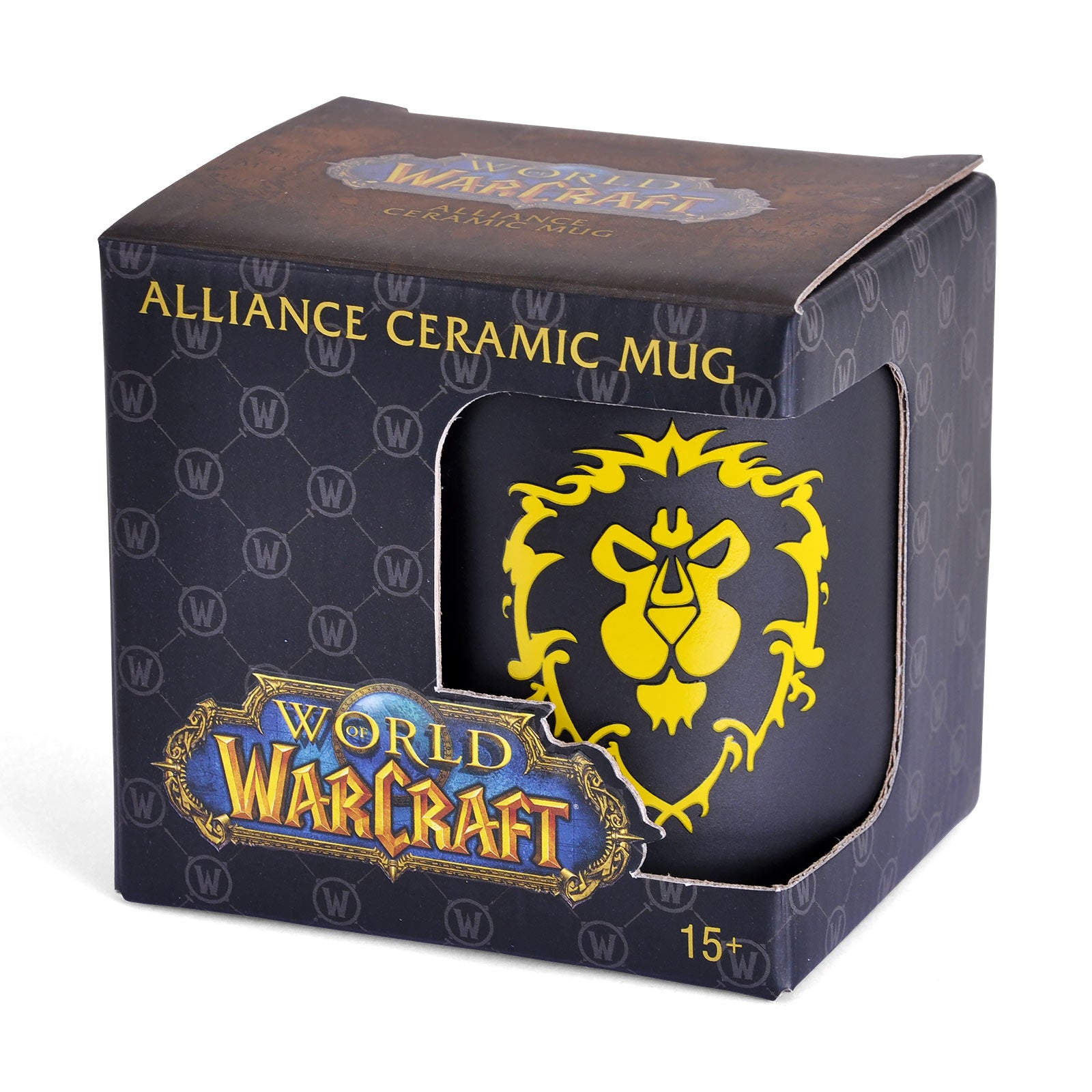 Productafbeelding Warcraft - Alliance Logo Mok zwart blauw