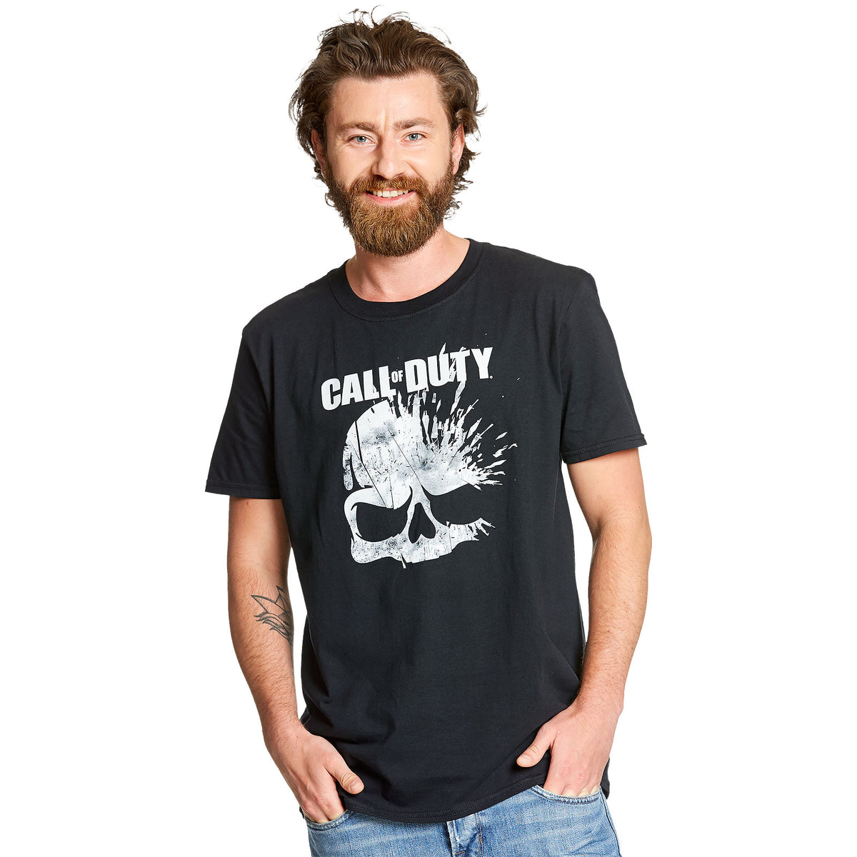 Productafbeelding Call of Duty - Skull T-shirt zwart