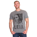 Productafbeelding Star Wars - Leia Sketch T-shirt grijs
