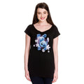 Productafbeelding Lilo & Stitch - Stitch dames losvallend T-shirt zwart