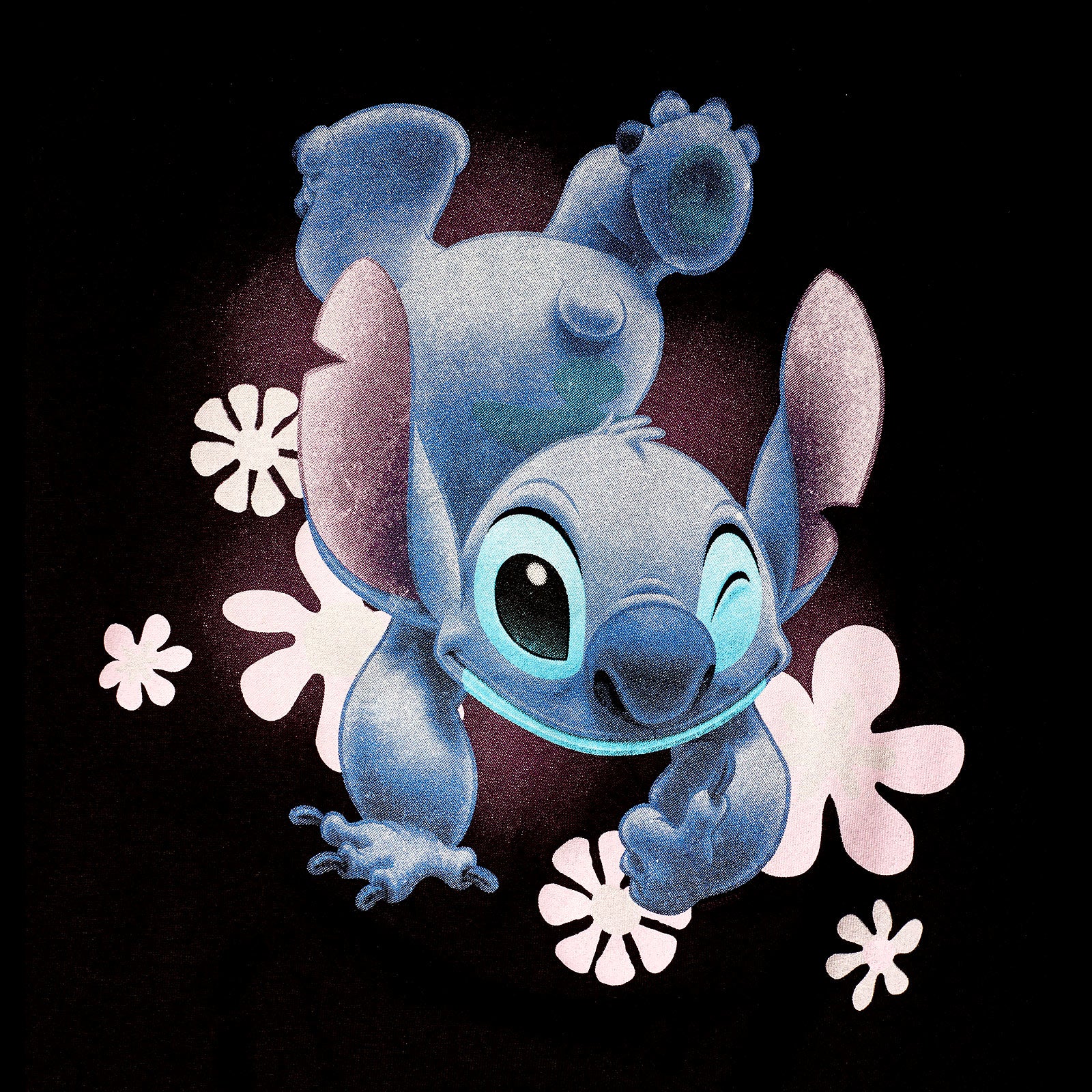 Productafbeelding Lilo & Stitch - Stitch dames losvallend T-shirt zwart