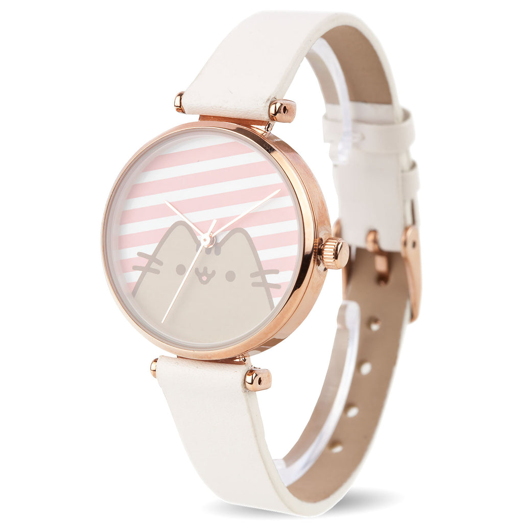 Productafbeelding Pusheen - Stripes horloge wit
