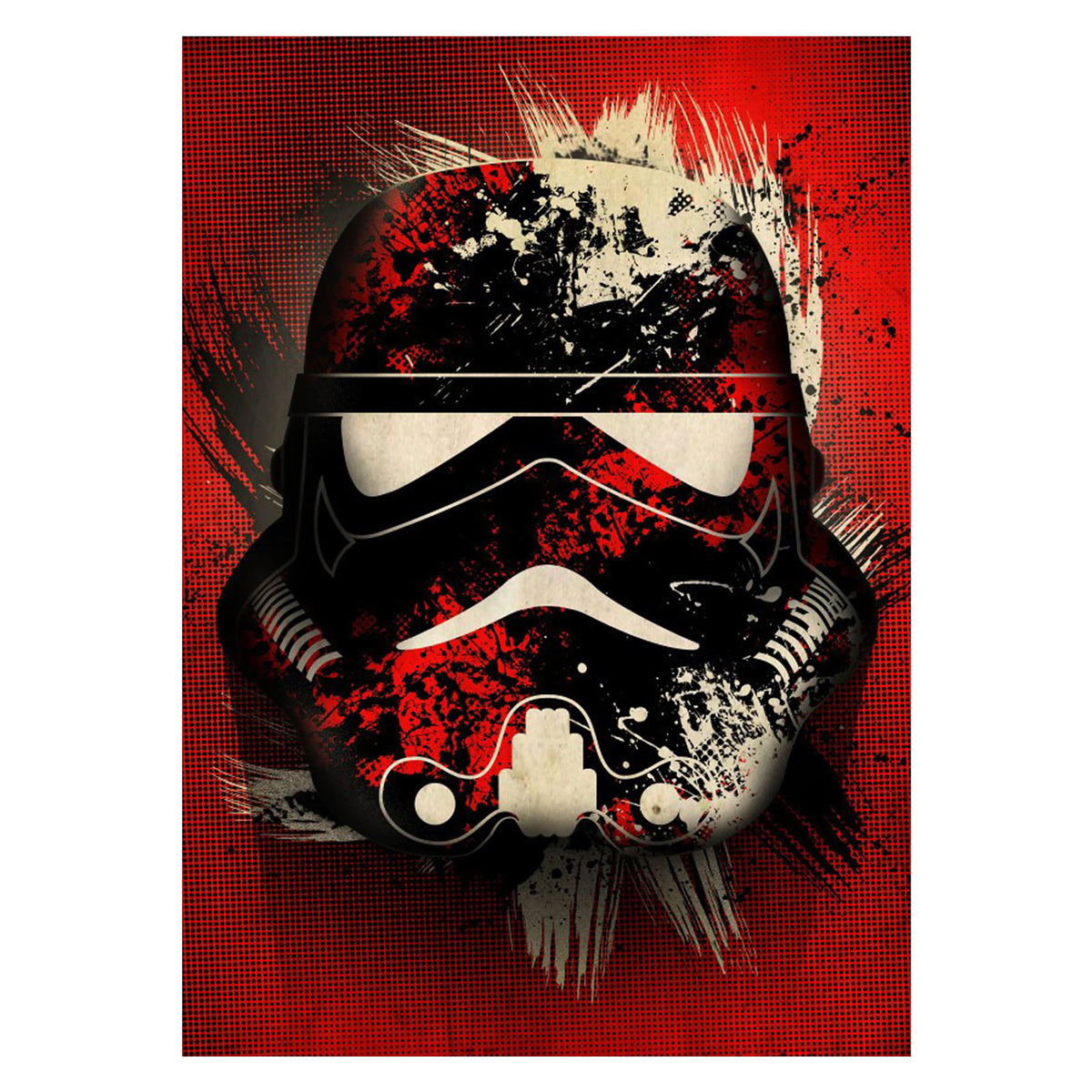 Productafbeelding Star Wars - Stormtrooper Splatter Metalen Poster