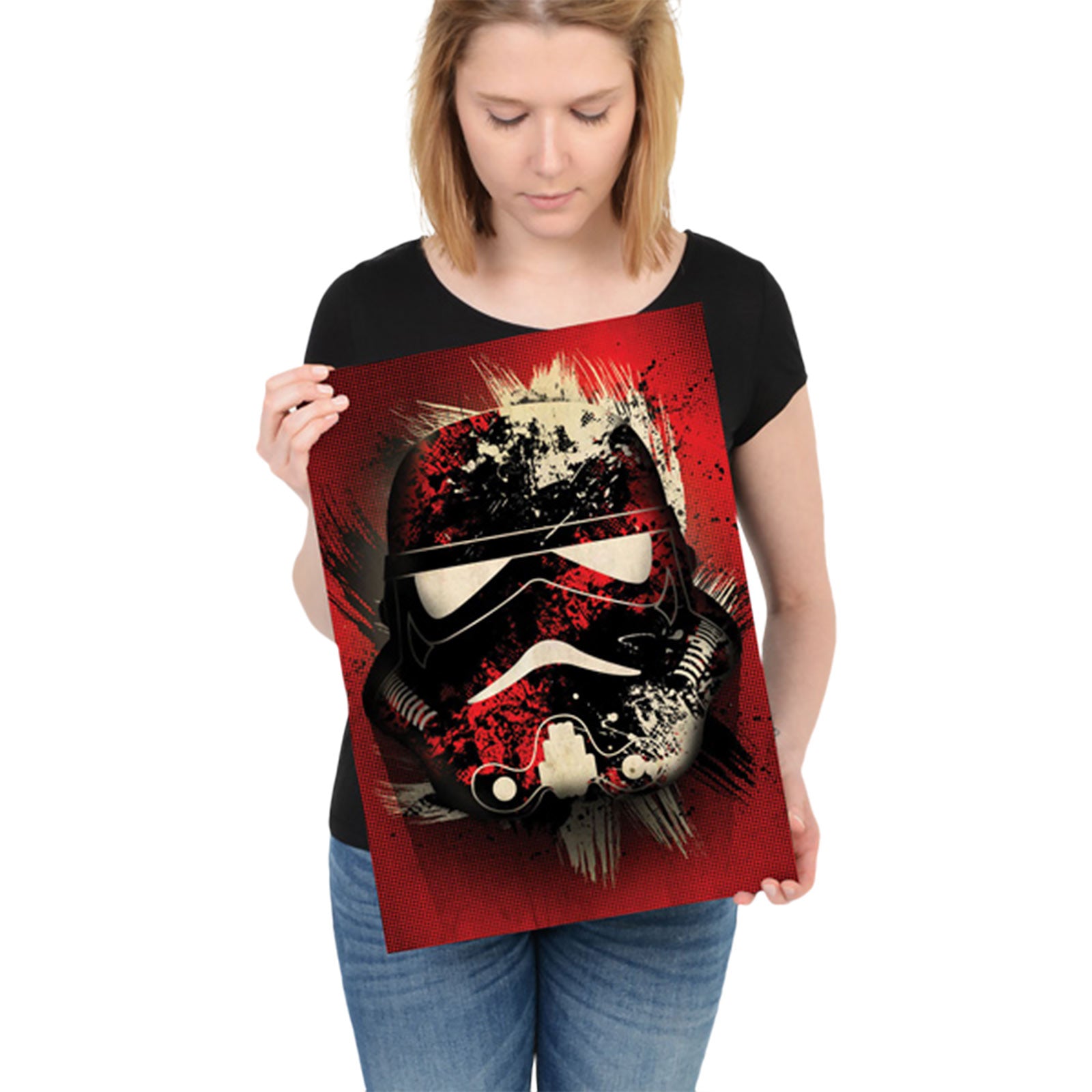 Productafbeelding Star Wars - Stormtrooper Splatter Metalen Poster