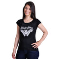Productafbeelding Wonder Woman - Logo Dames T-shirt zwart