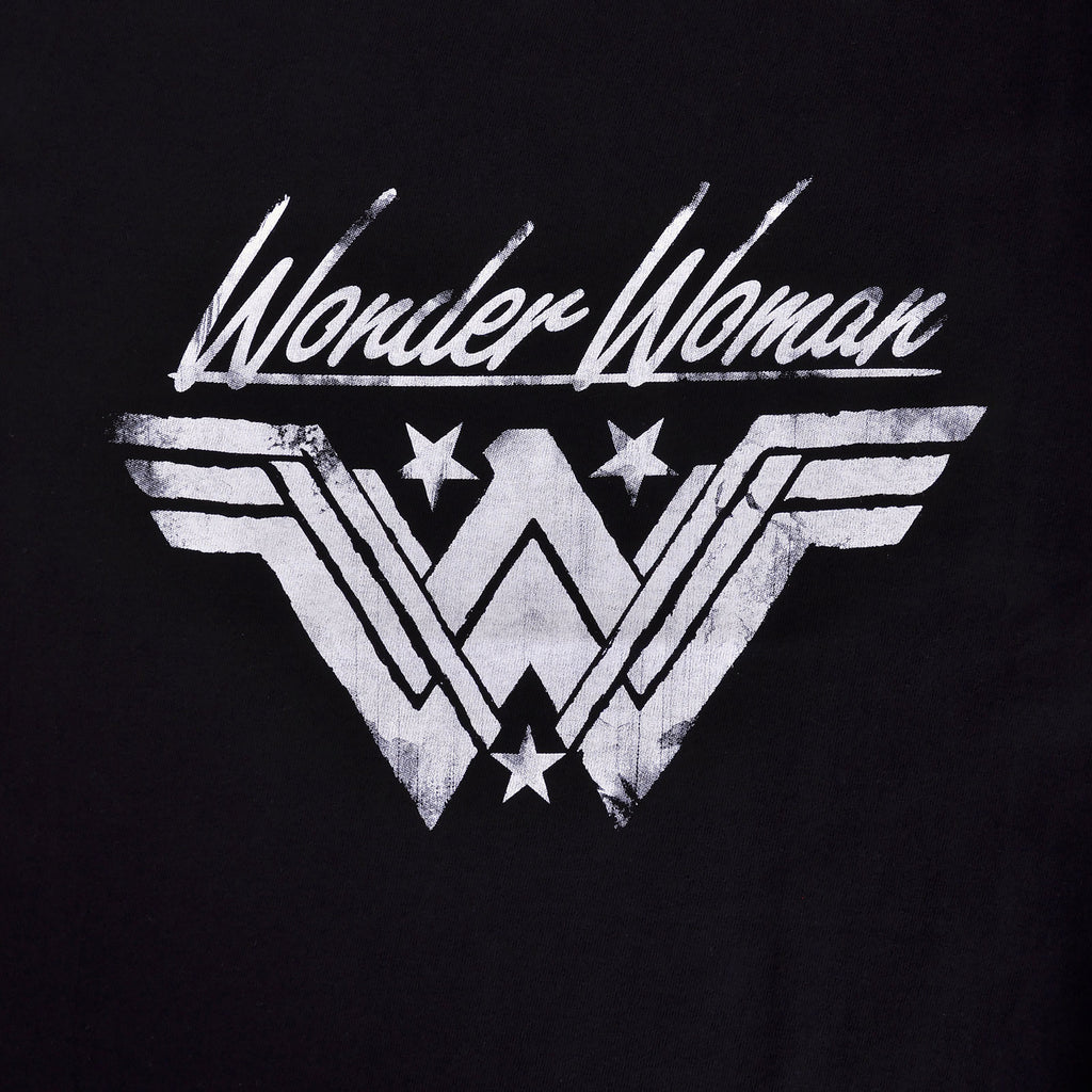 Productafbeelding Wonder Woman - Logo Dames T-shirt zwart
