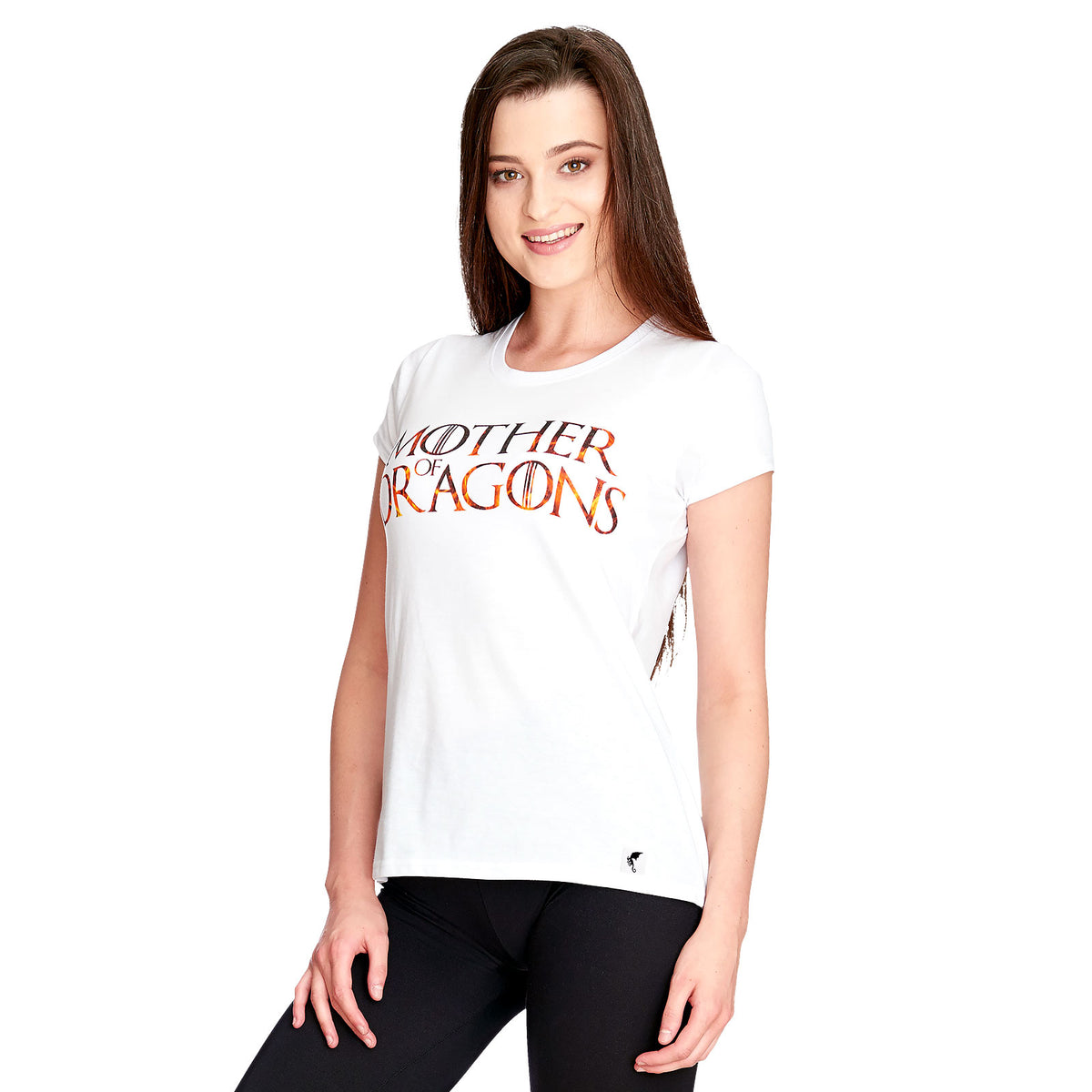 Productafbeelding Mother Of Dragons - Dames T-shirt wit