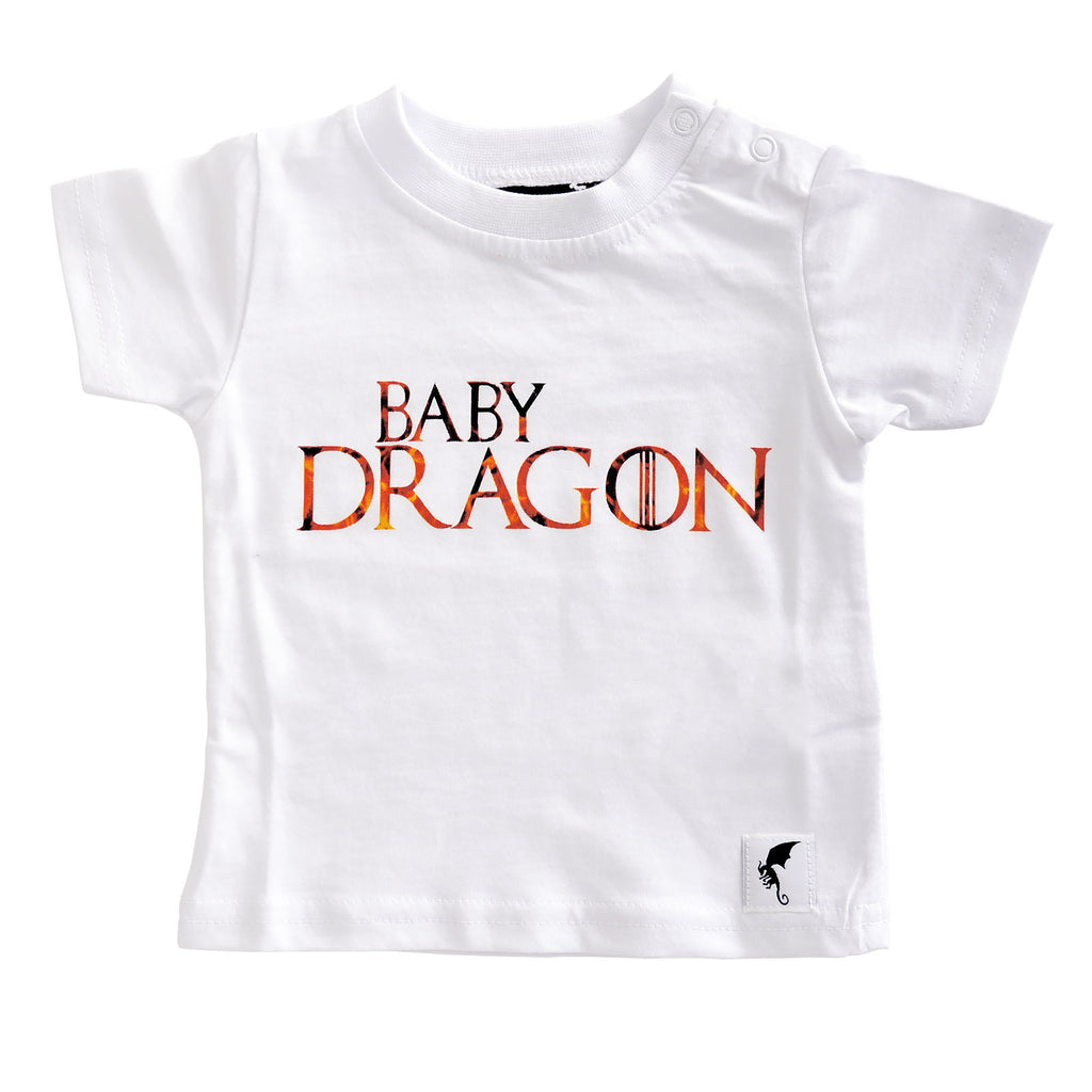 Productafbeelding Baby Dragon - Kinder T-shirt Wit