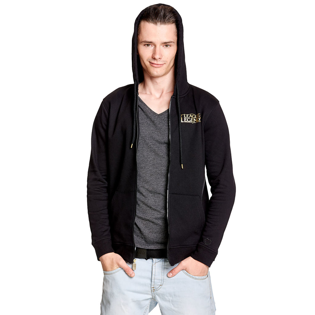 Productafbeelding League of Legends - Logo Hoodie Zwart