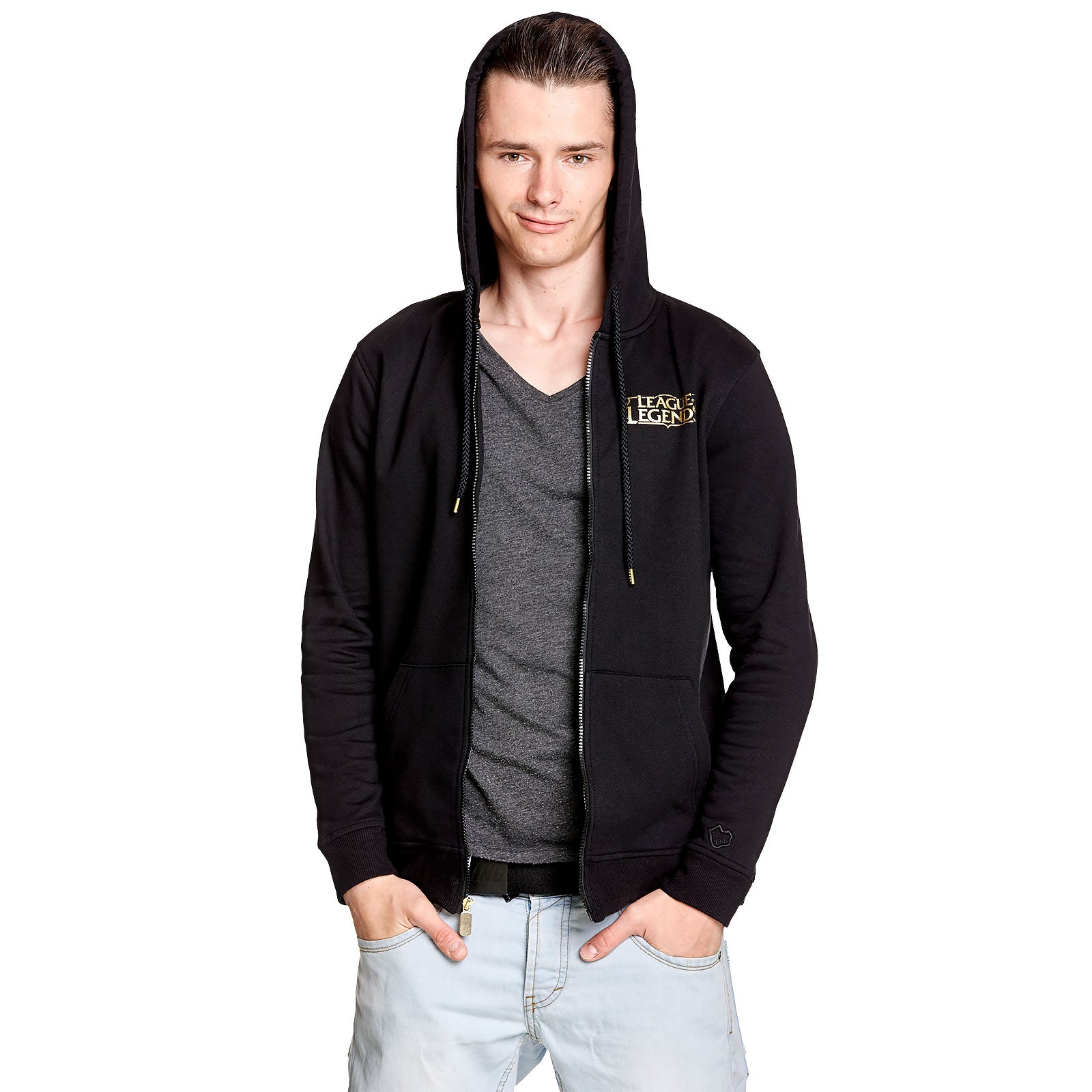 Productafbeelding League of Legends - Logo Hoodie Zwart