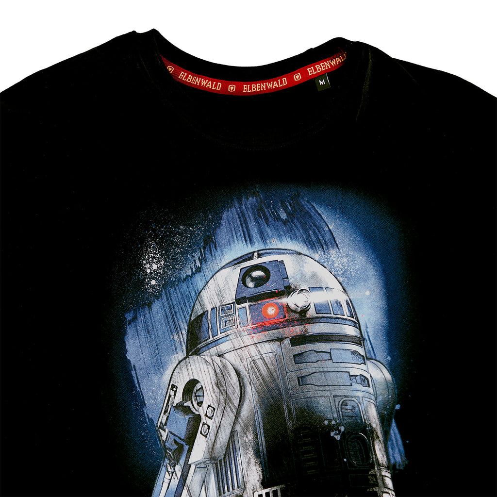 Productafbeelding Star Wars - R2-D2 Droid in het donker T-shirt zwart