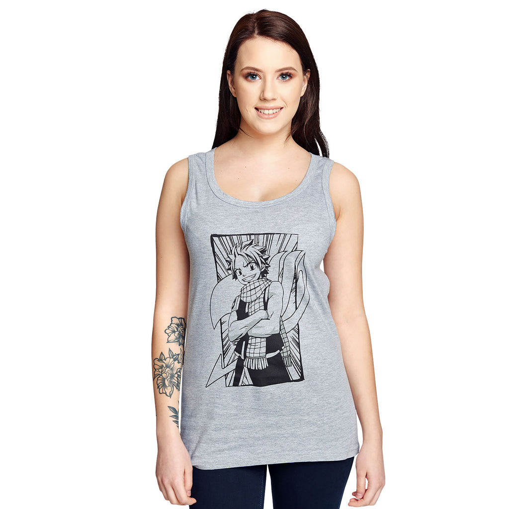 Productafbeelding Fairy Tail - Natsu Dragneel Tanktop grijs
