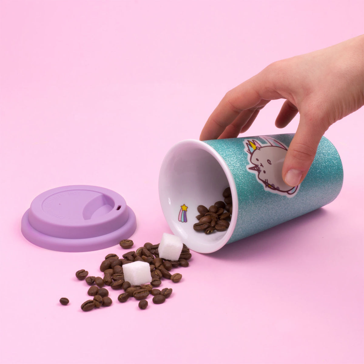 Productafbeelding Pusheen - Eenhoorn Glitter To Go Beker