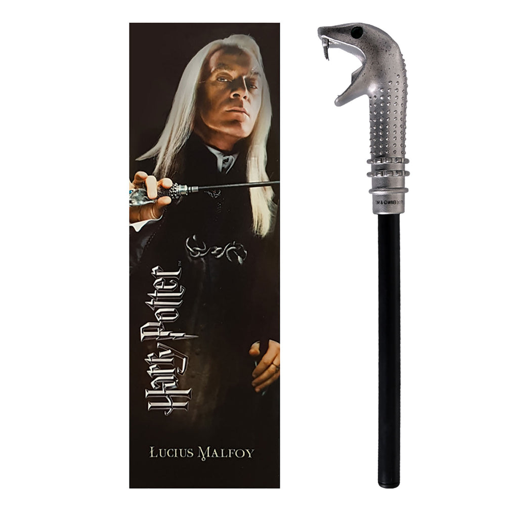 Productafbeelding Lucius Malfoy Toverstaf Pen & Bladwijzer - Harry Potter