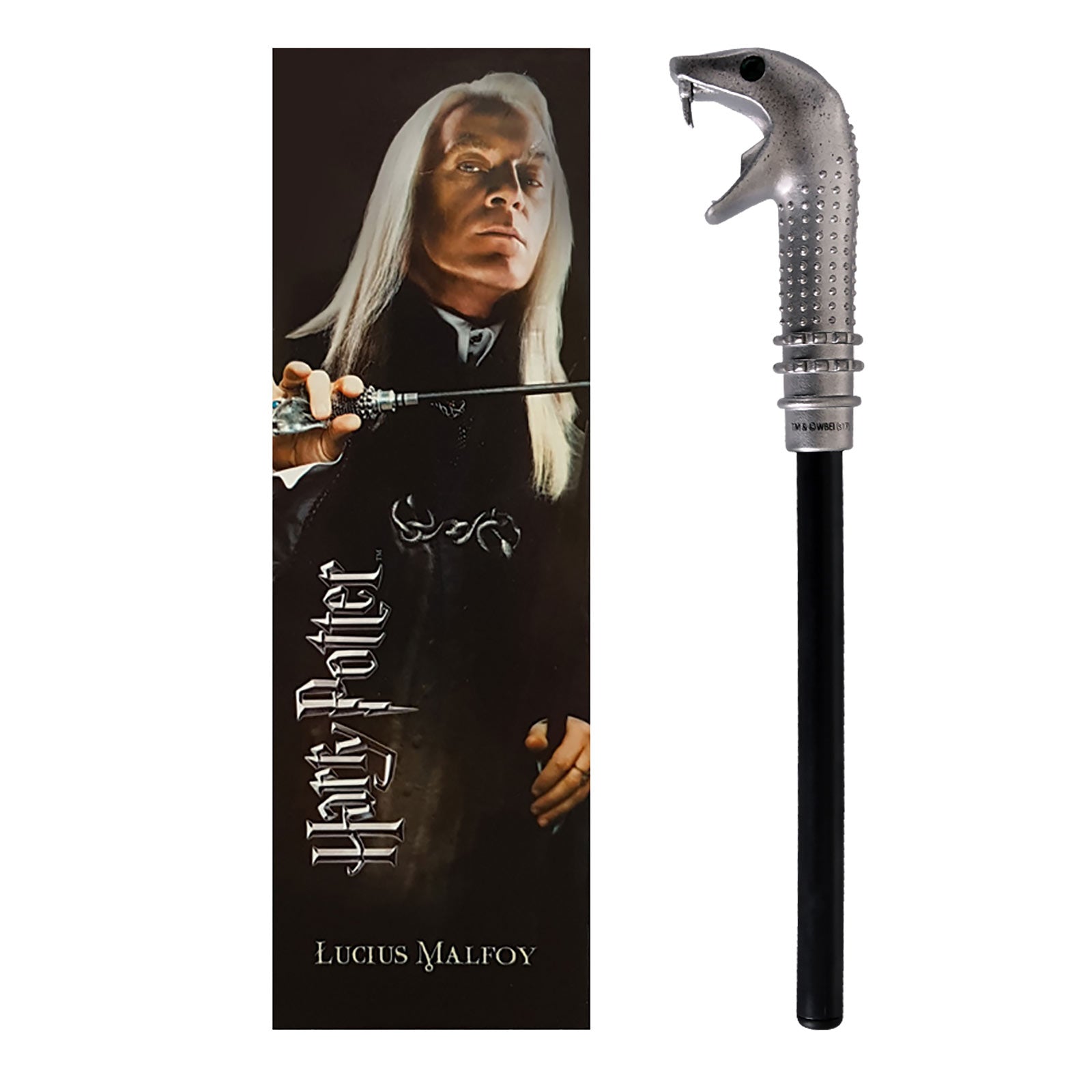 Productafbeelding Lucius Malfoy Toverstaf Pen & Bladwijzer - Harry Potter