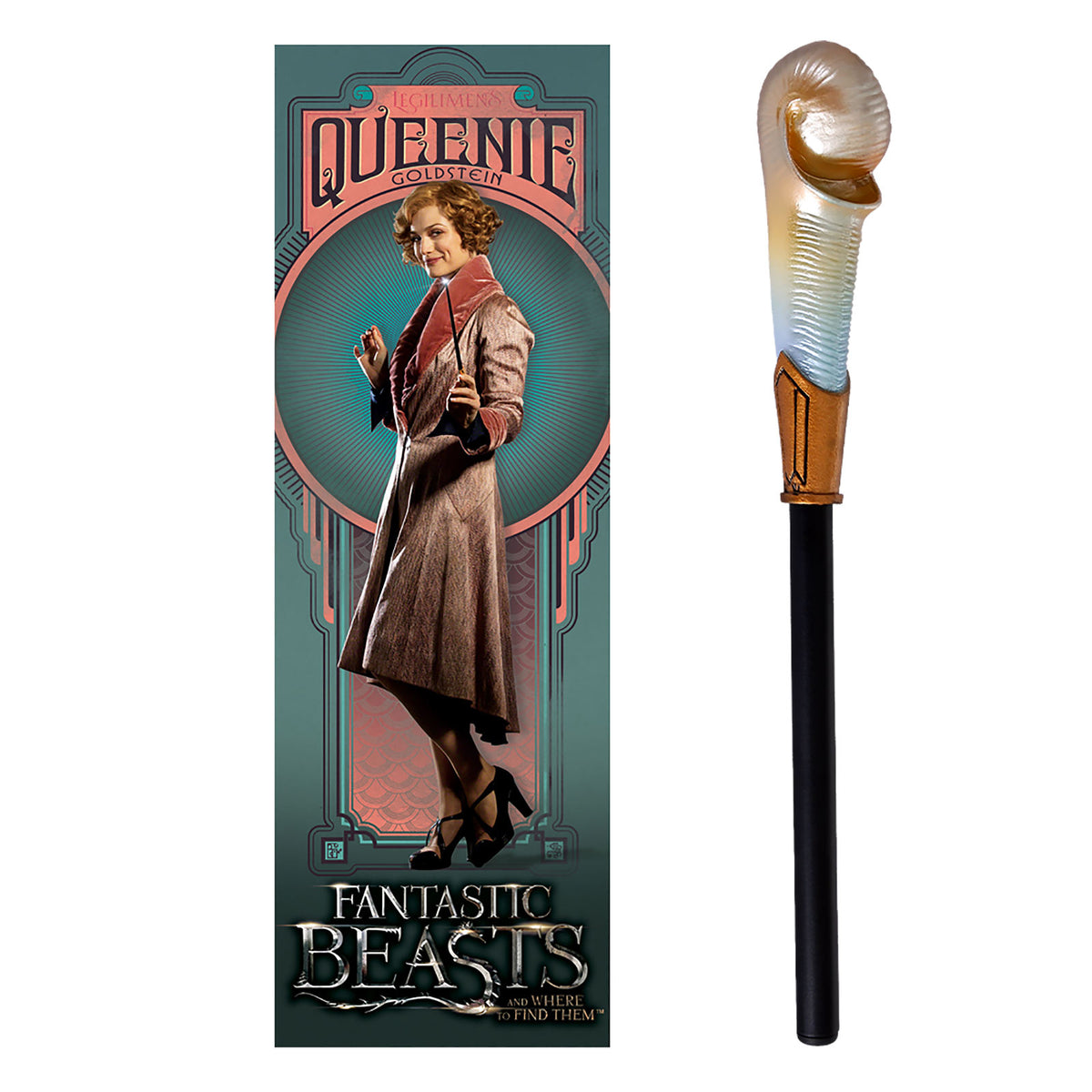 Productafbeelding Queenie Goldstein Toverstaf Pen & Bladwijzer - Fantastische Beesten