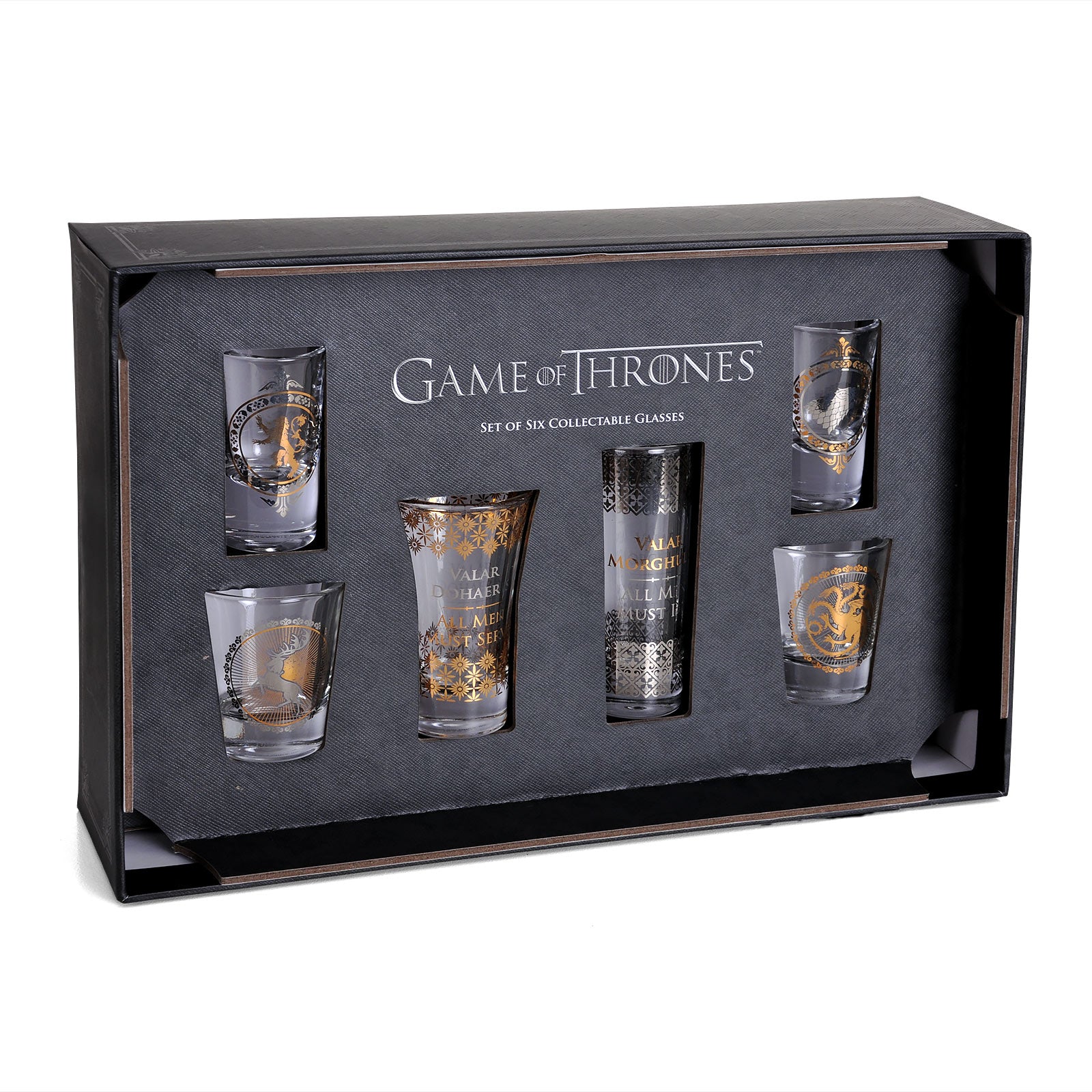 Productafbeelding Game of Thrones - Crest Shots Glazen Set van 6
