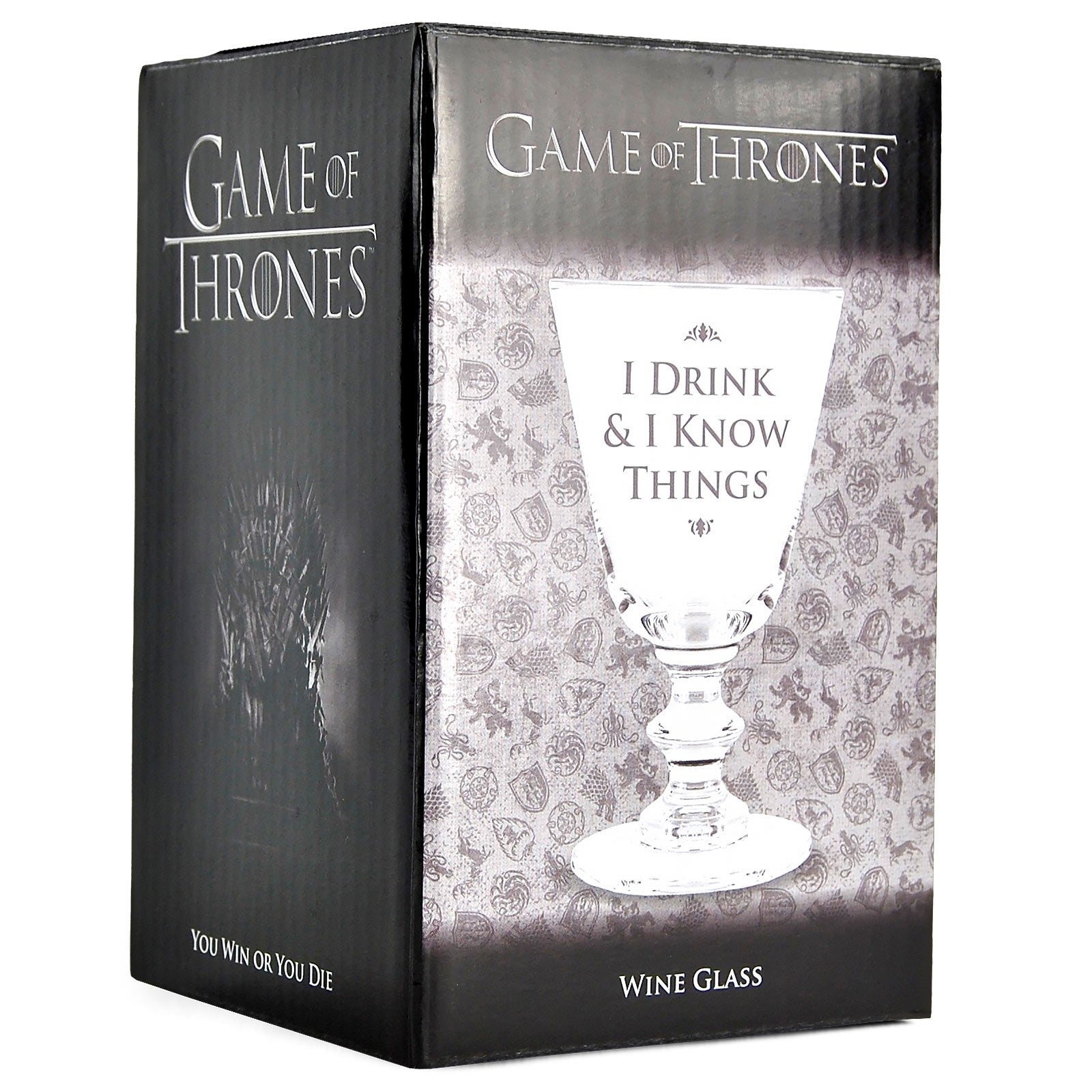 Productafbeelding Game of Thrones - Drink en Weet Wijnglas