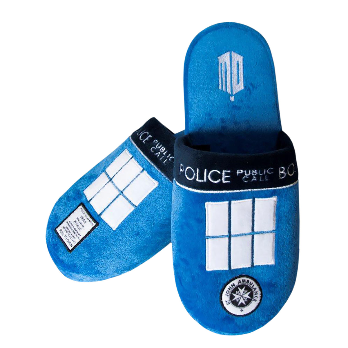 Productafbeelding Doctor Who - Tardis Politie Box Pluche Pantoffels
