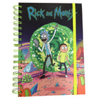 Productafbeelding Rick and Morty - Portal Notitieboek A5 neon