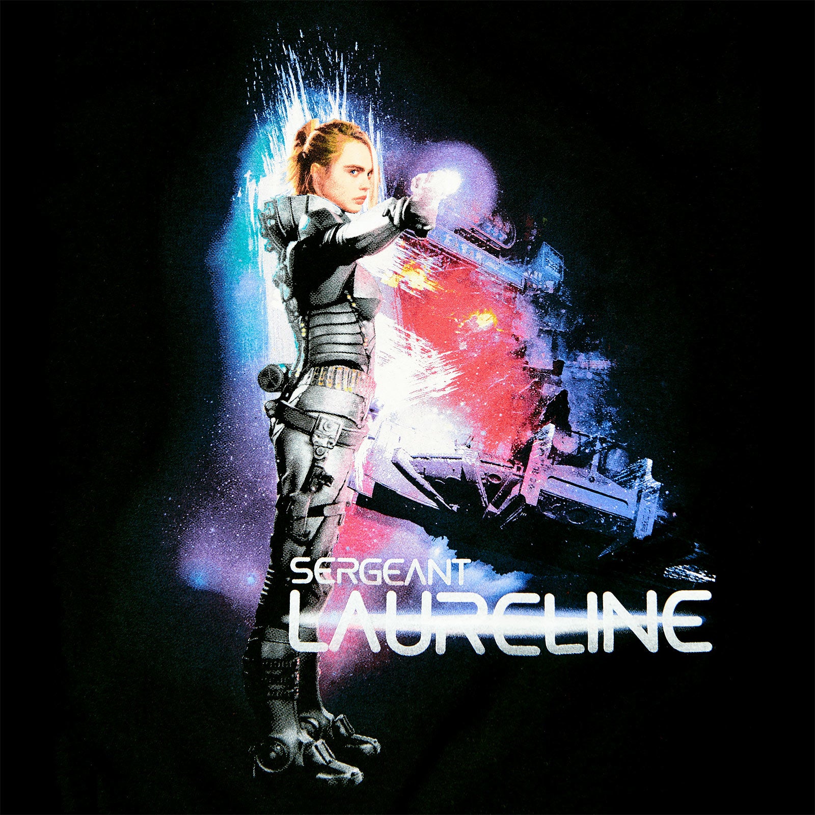 Productafbeelding Valerian - Sergeant Laureline T-Shirt Zwart