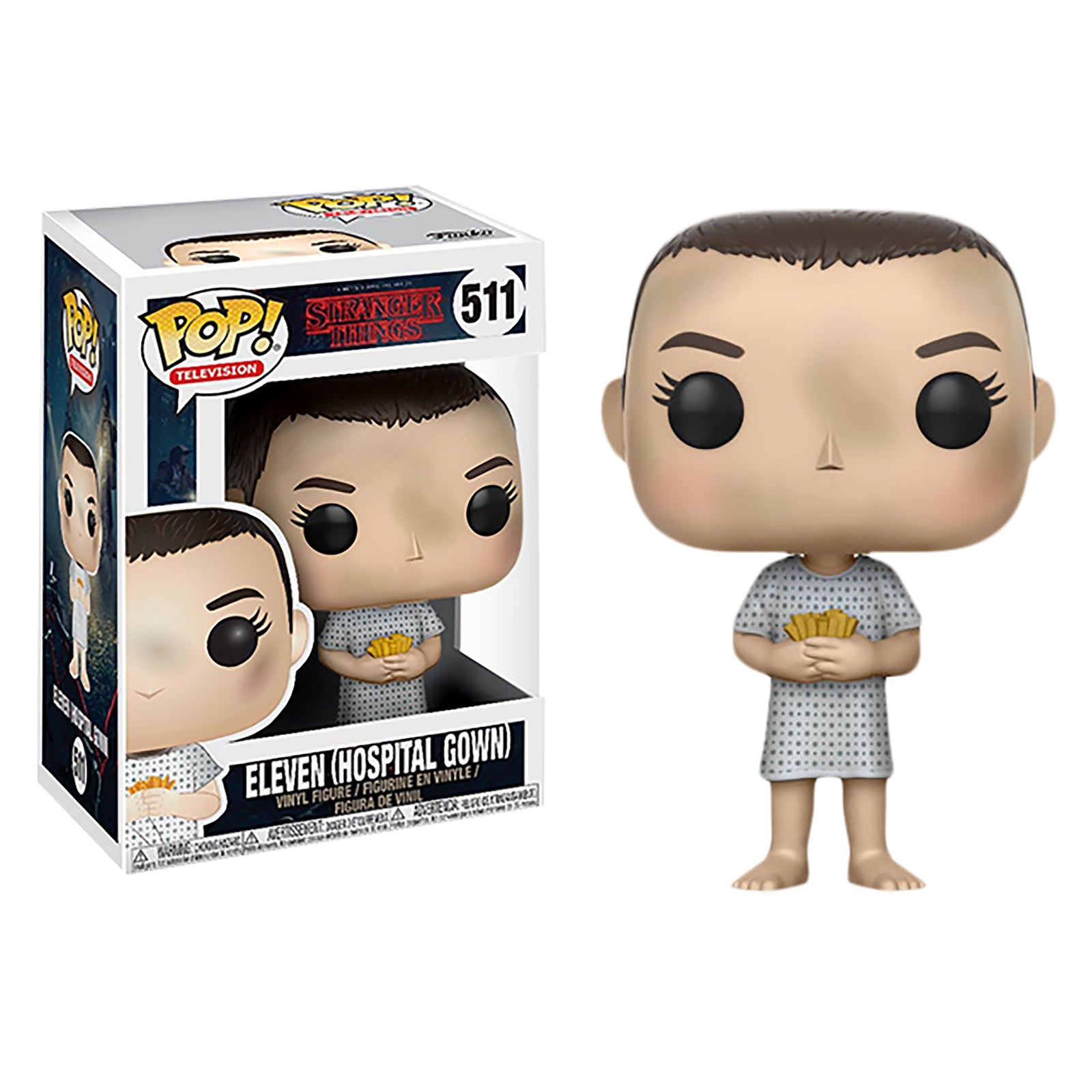 Productafbeelding Stranger Things - Eleven Ziekenhuisjurk Mini-Figuur