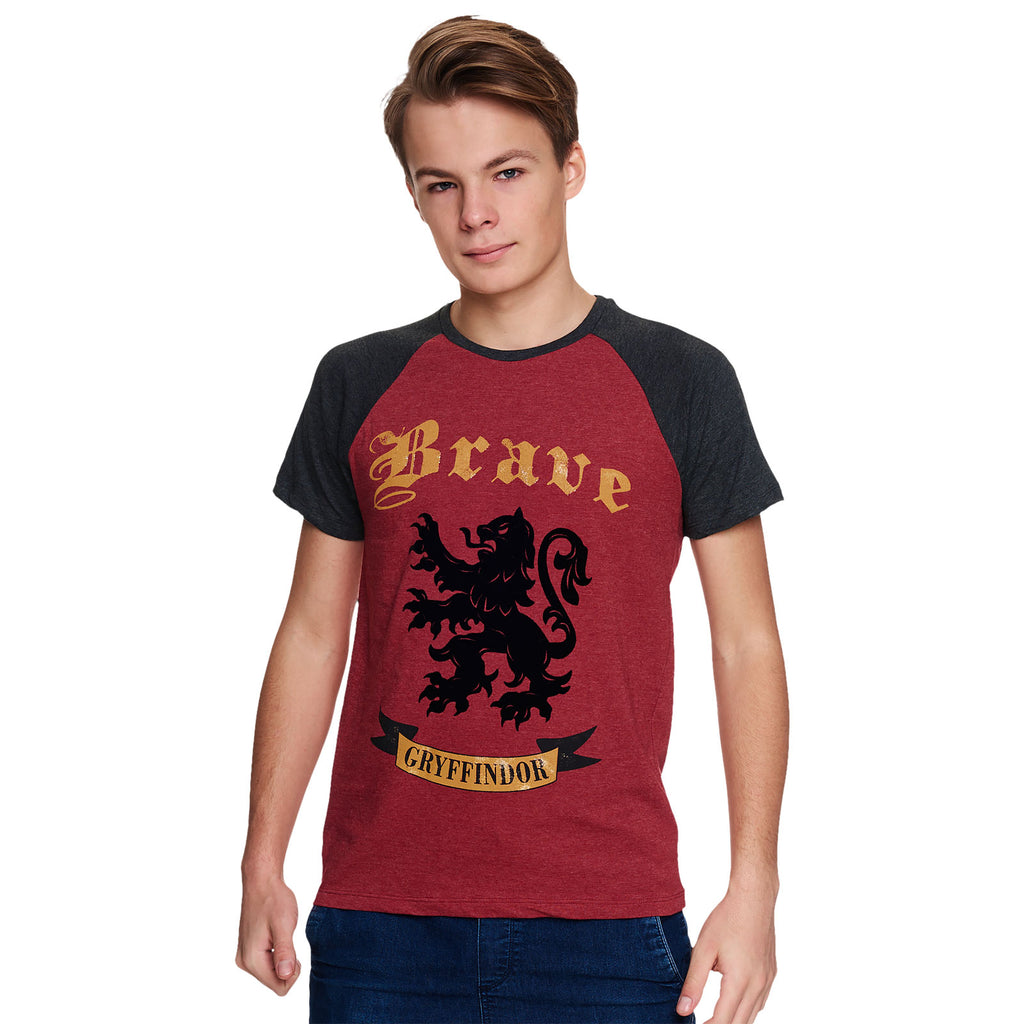 Productafbeelding Harry Potter - Brave Gryffindor T-shirt rood