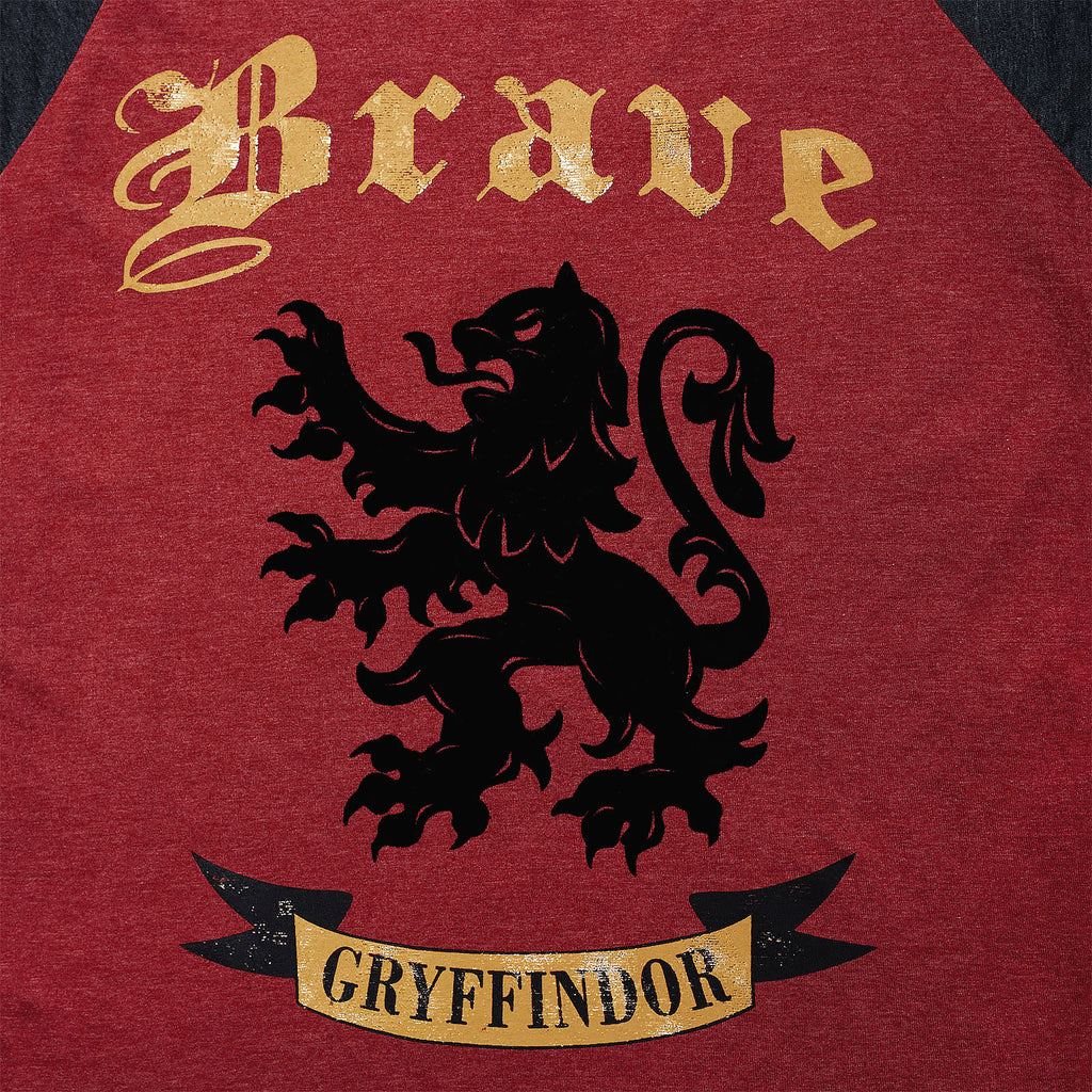 Productafbeelding Harry Potter - Brave Gryffindor T-shirt rood