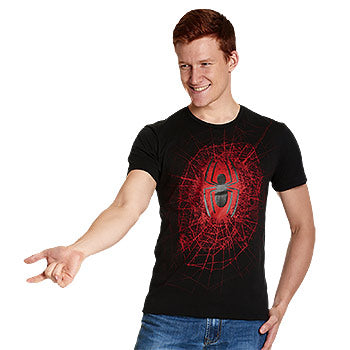 Productafbeelding Spider-Man - Spider Web T-shirt zwart