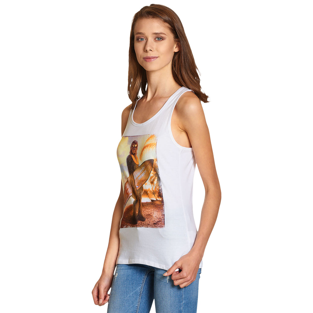 Productafbeelding Star Wars - Wookiee Surfer Tanktop wit