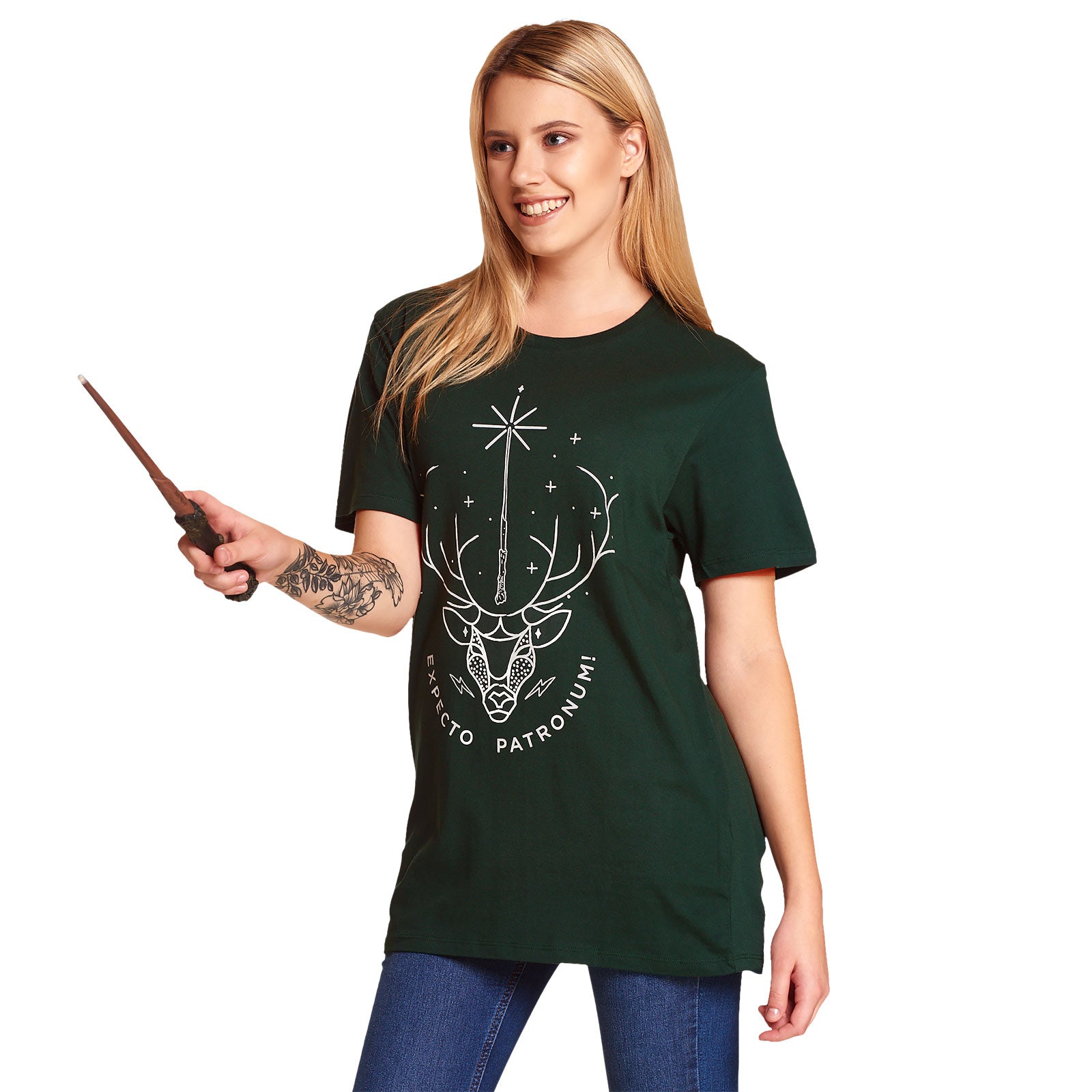 Productafbeelding Harry Potter - Expecto Patronum T-shirt groen