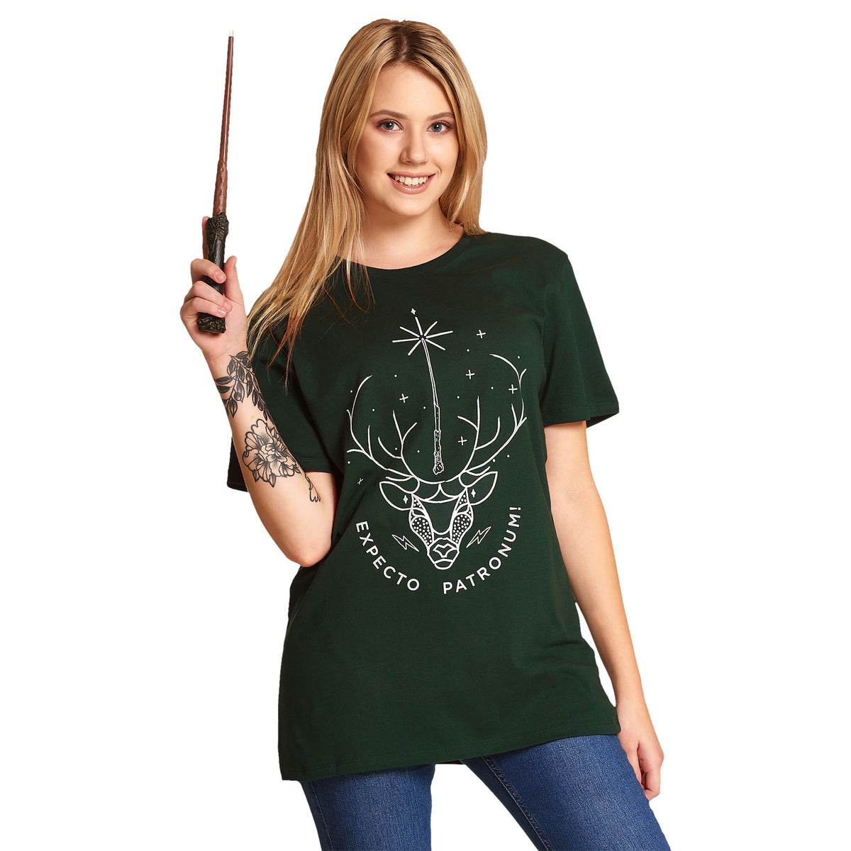 Productafbeelding Harry Potter - Expecto Patronum T-shirt groen