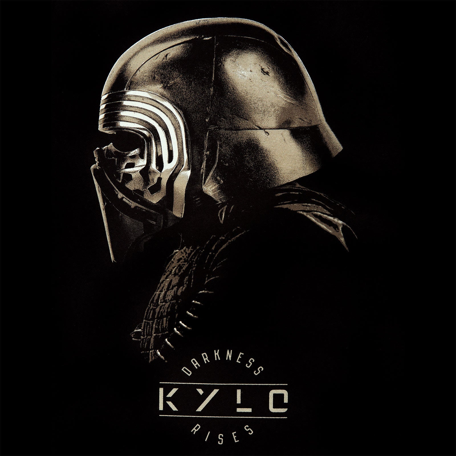 Productafbeelding Star Wars - Kylo Ren Profiel T-Shirt zwart