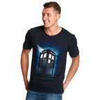 Productafbeelding Doctor Who - Tardis Space T-Shirt blauw