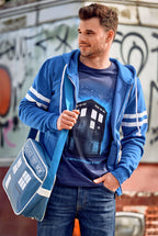 Productafbeelding Doctor Who - Tardis Space T-Shirt blauw