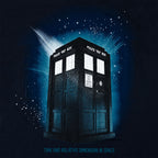 Productafbeelding Doctor Who - Tardis Space T-Shirt blauw