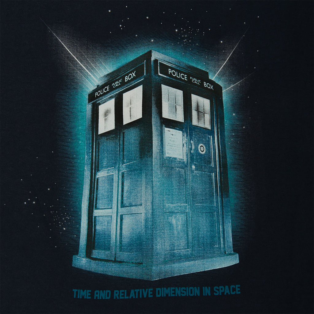 Productafbeelding Doctor Who - Tardis Space Dames T-shirt Blauw