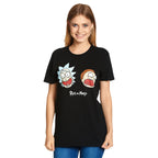 Productafbeelding Rick en Morty - Crazy Faces Glow in the Dark T-Shirt